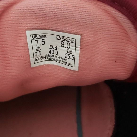 Vans ISO 1.5 Women's Skate Shoes Size 9 Burgundy - Picture 8 of 8